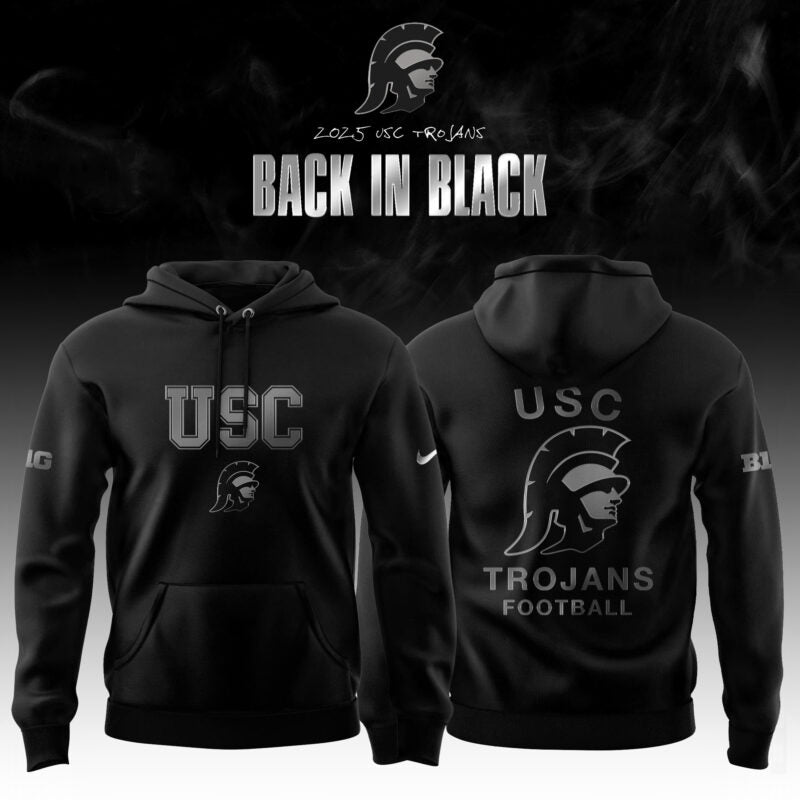 USC Trojans 'Back in Black' 2025 Special Edition Hoodie