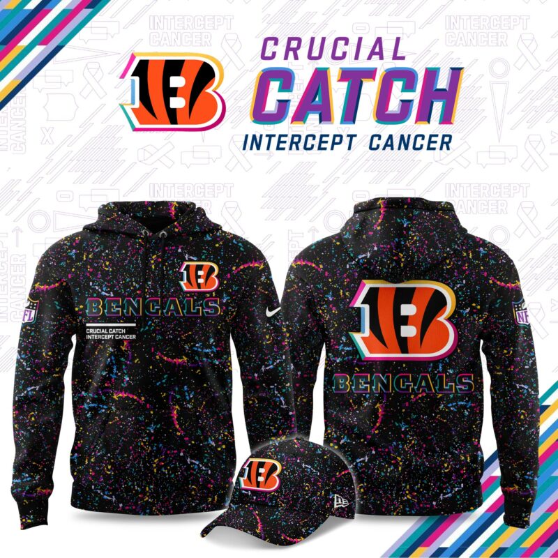 Cincinnati Bengals Crucial Catch 2025 Limited Hoodie