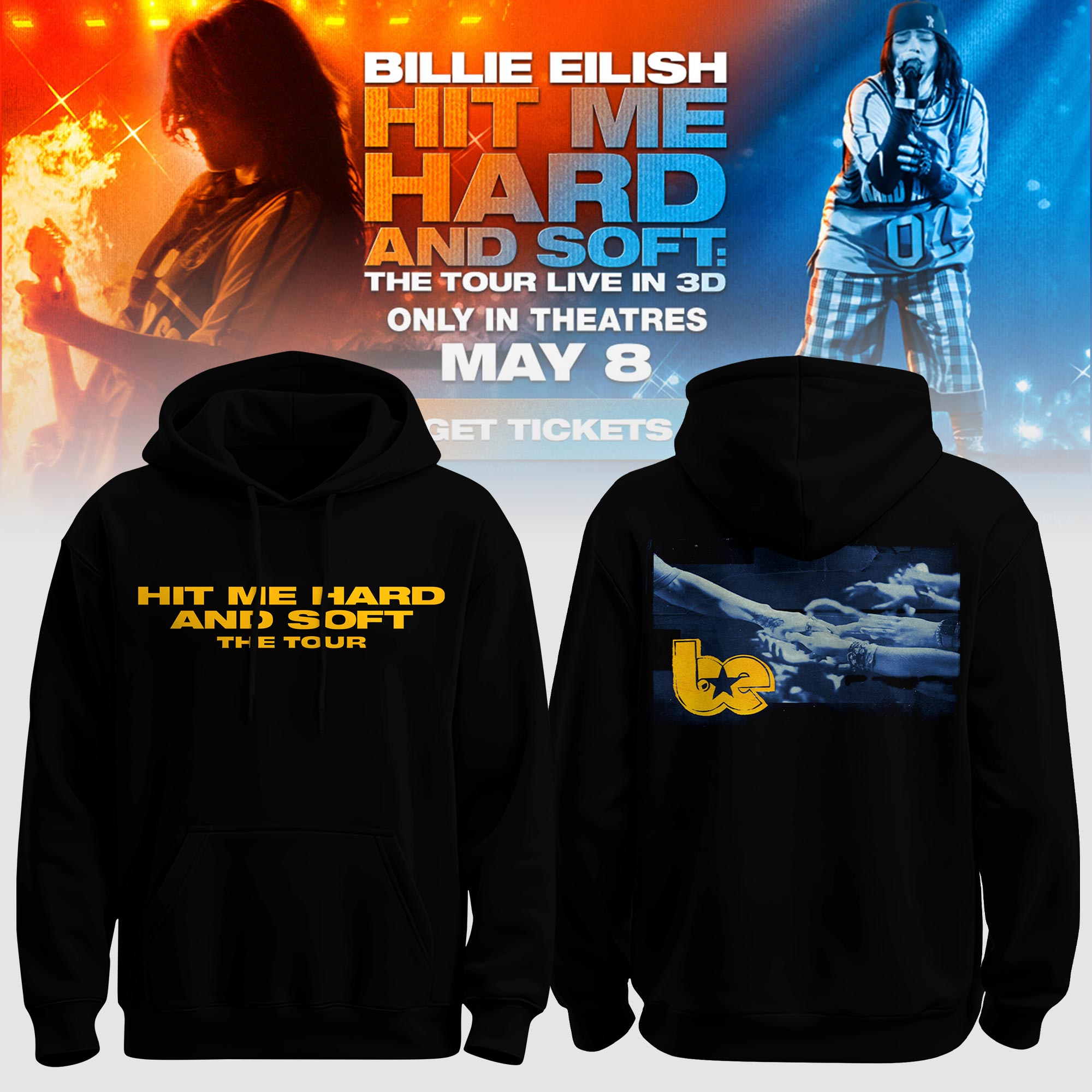 BE – HIT ME HARD AND SOFT: THE TOUR Hoodie