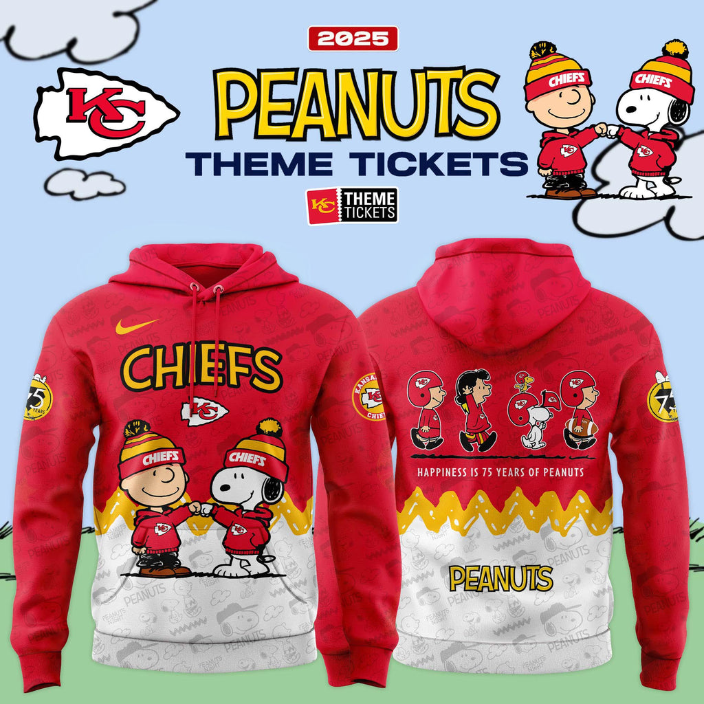 Kansas City Chiefs x Peanuts Limited Editions 2025 Hoodie