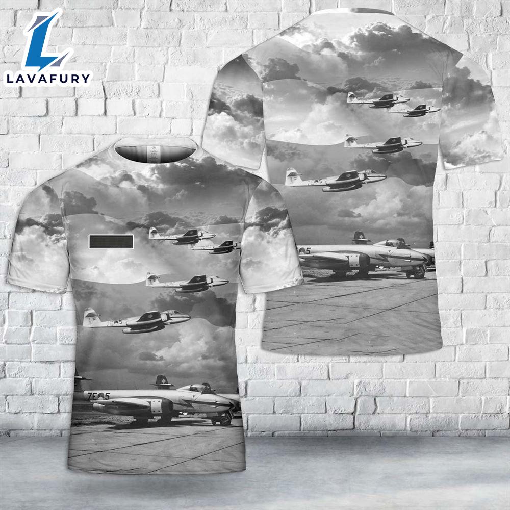 Custom Name Royal Netherlands Air Force (RNLAF) Diamonds Four helicopter display team T-Shirt 3D 4th Of July