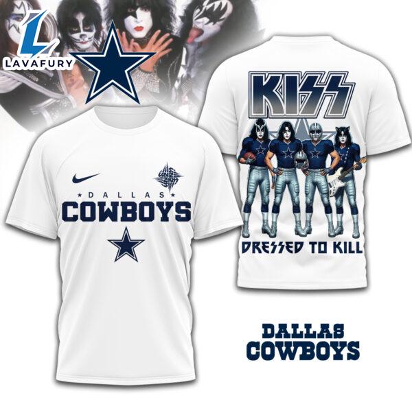 Dallas Cowboys KISS Dressed To Kill T-Shirt Veteran Day