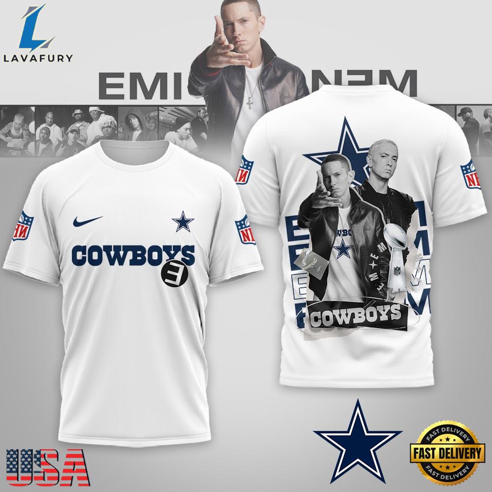 Dallas Cowboys NFL x Eminem 2026 World Tour T-Shirt