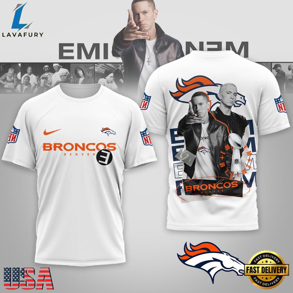 Denver Broncos NFL x Eminem 2026 World Tour T-Shirt