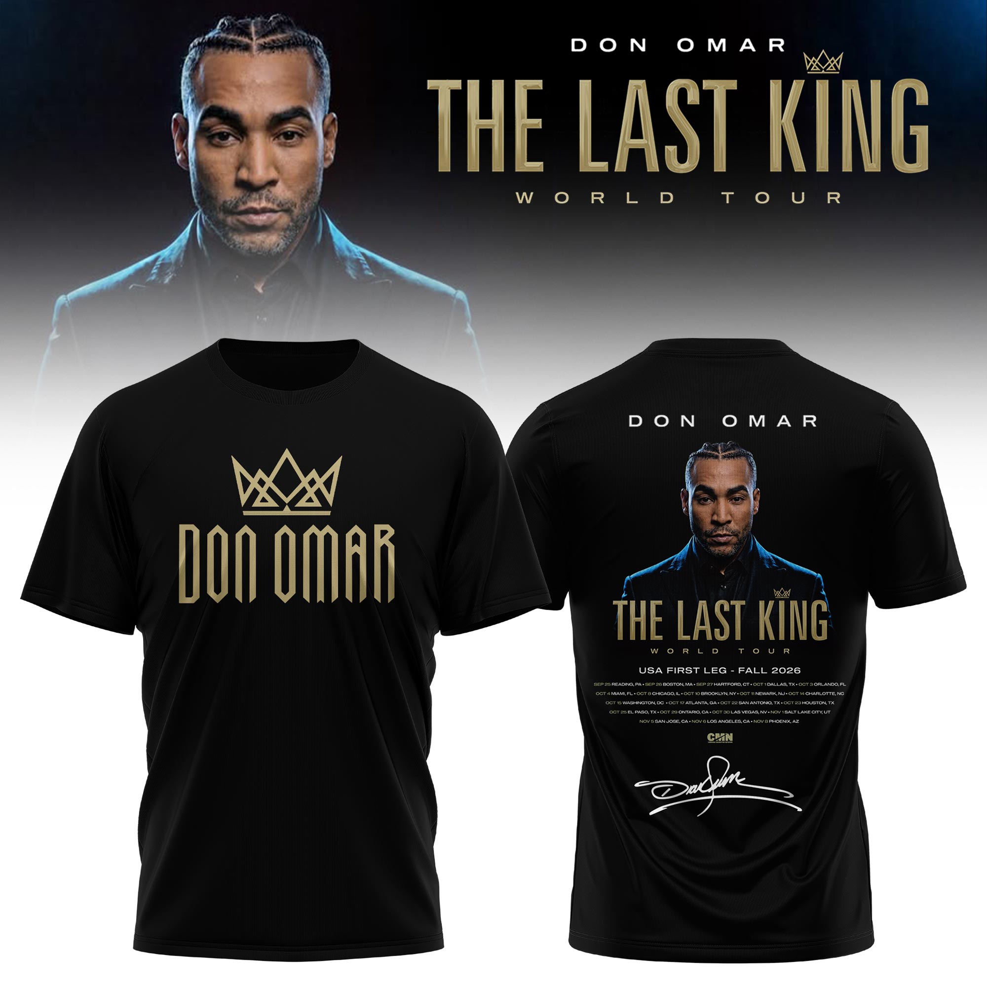THE LAST KING WORLD TOUR 2026 Limited Edition T-Shirt