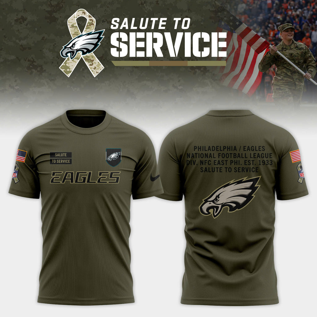 _ Philadelphia Eagles 2025 Salute to Service Limited T-shirt