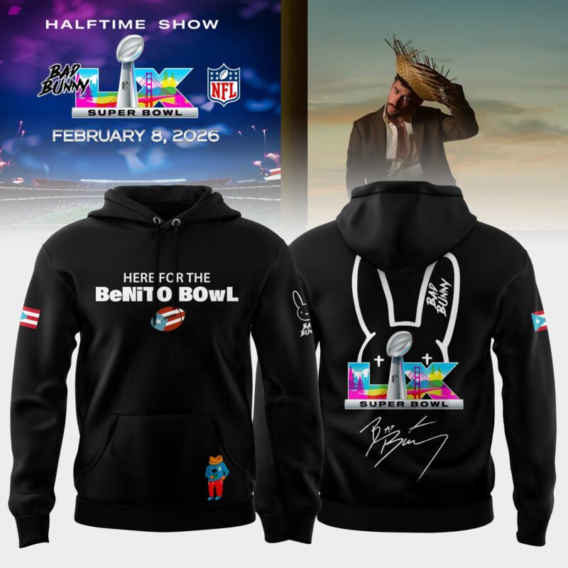 Bad Bunny Here For The BeNiTO BOwL Limited Hoodie
