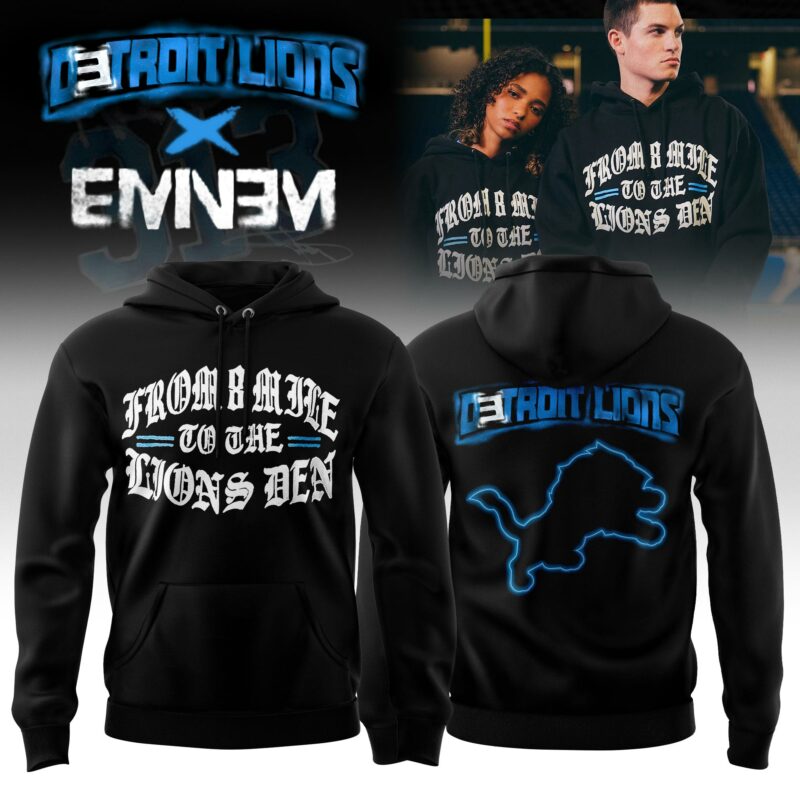 _ .Eminem x Detroit Lions "Thanksgiving Halftime Show" Limited Edition Hoodie