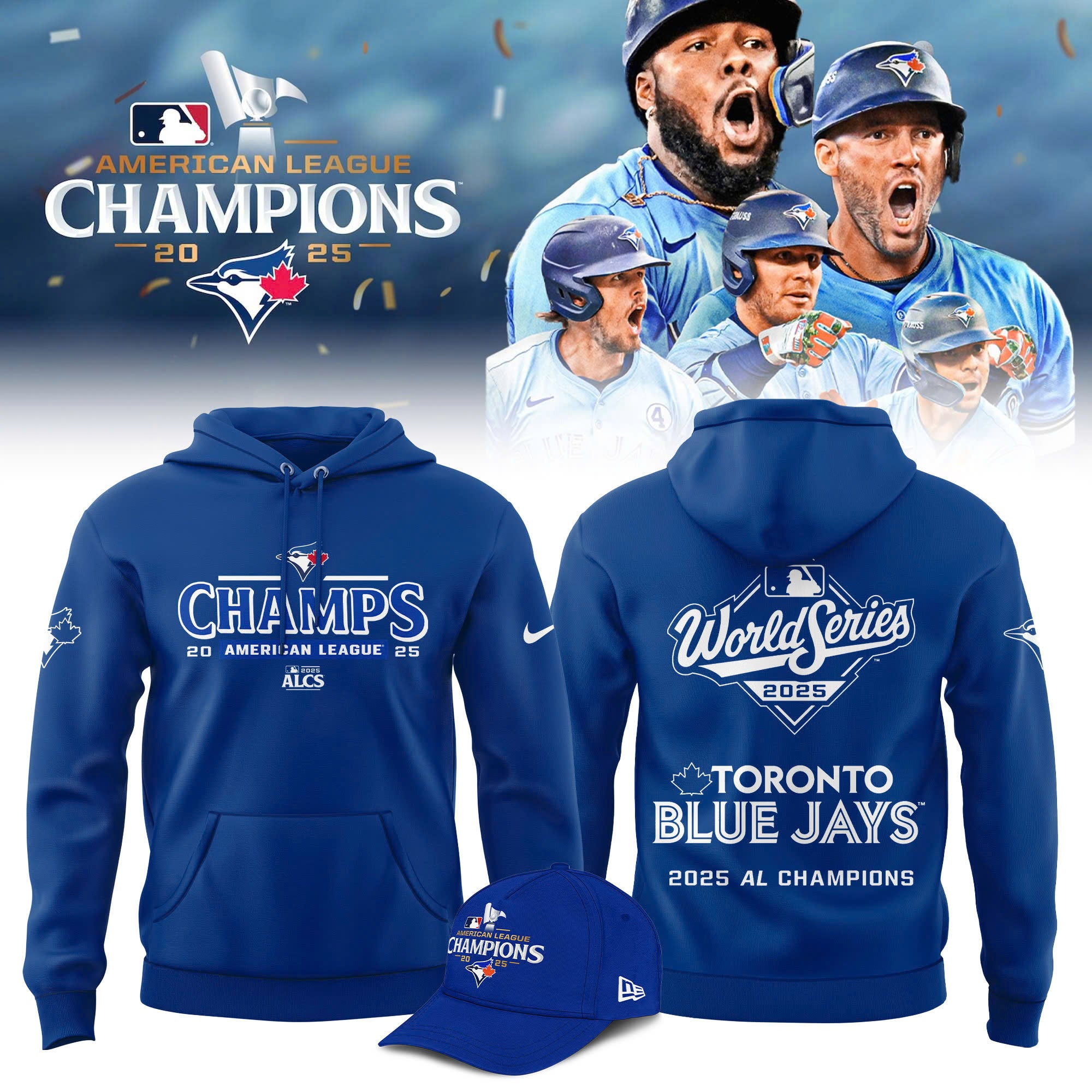 Toronto Blue Jays 2025 World Series Hoodie
