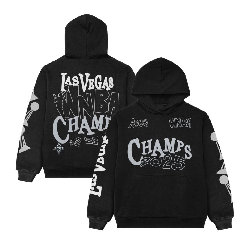 Las Vegas Aces 2025 WNBA Finals Champions Premium Hoodie