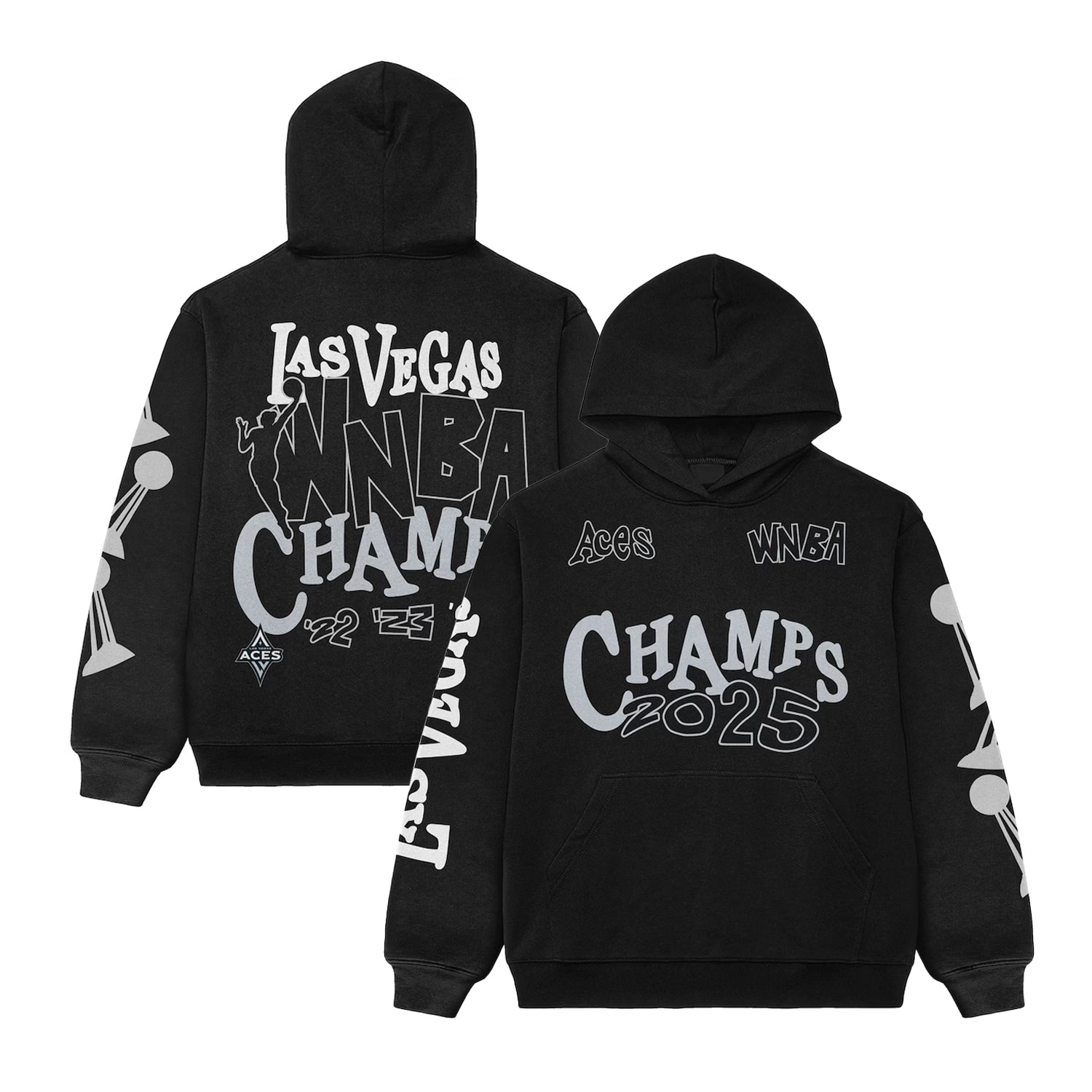 Las Vegas Aces 2025 WNBA Finals Champions Premium Hoodie