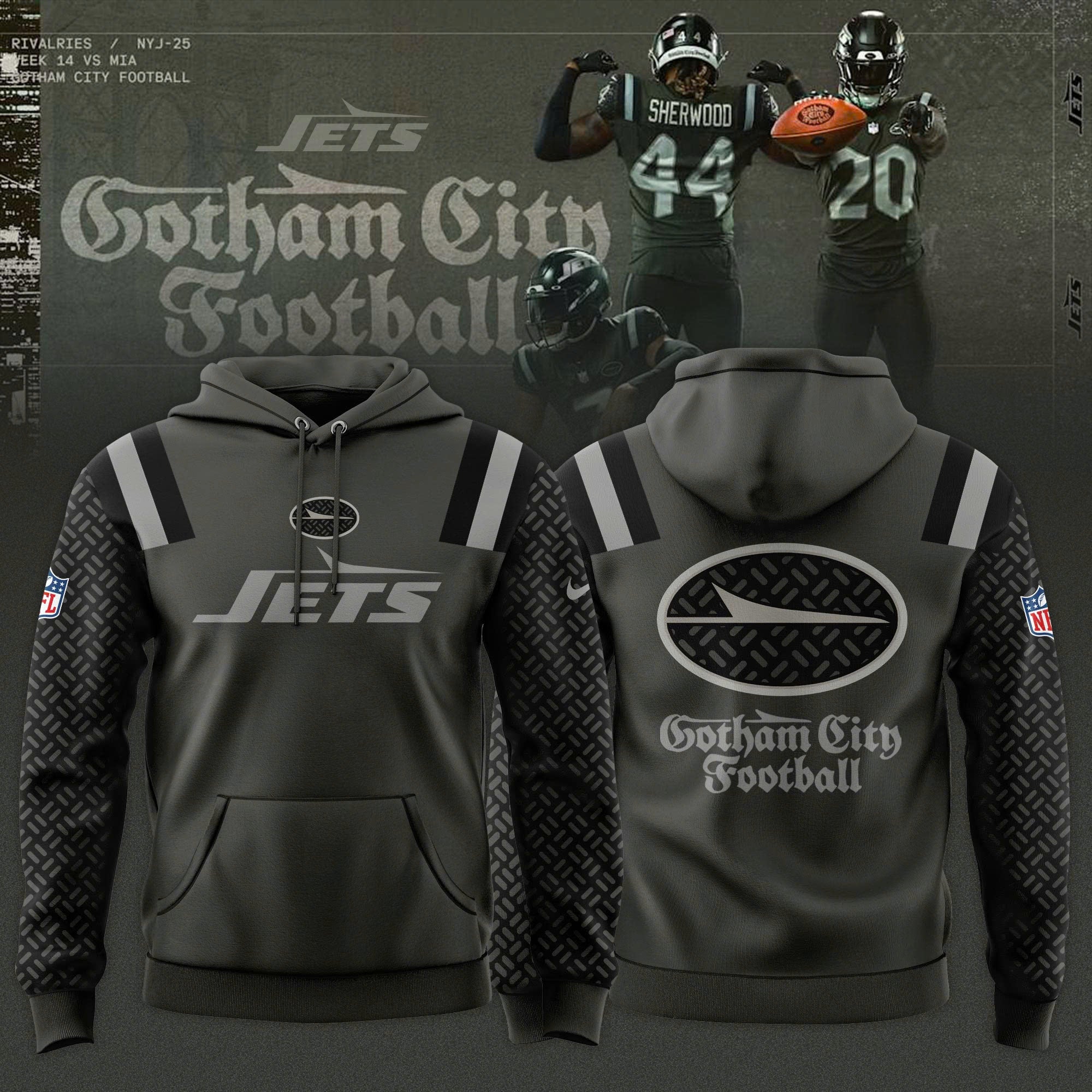 New York Jets 2025 Rivalries Uniform Special Edition Hoodie