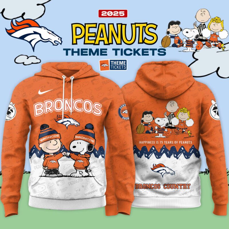 _ Denver Broncos x Peanuts Limited Editions 2025 Hoodie