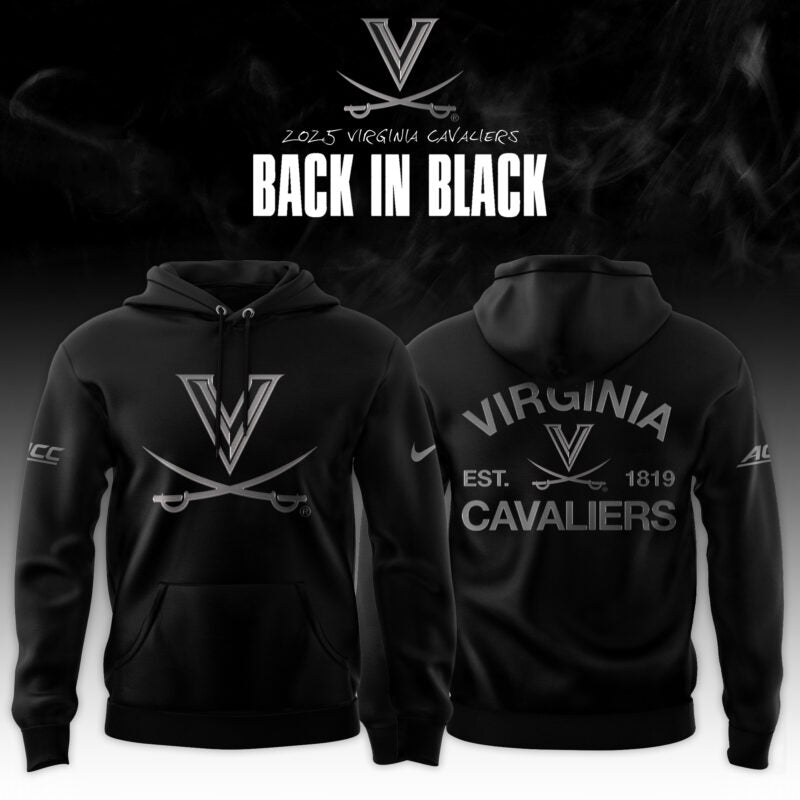 Virginia Cavaliers 'Back in Black' 2025 Special Edition Hoodie