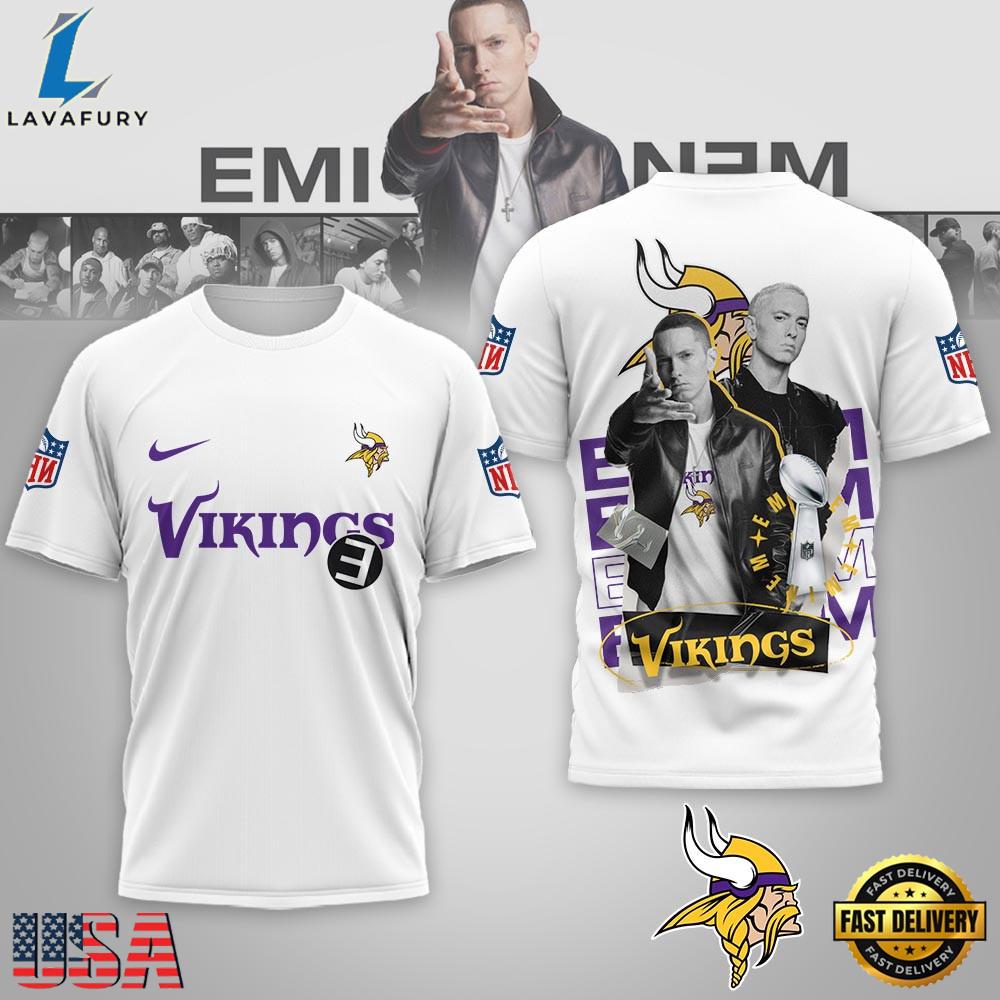 Minnesota Vikings NFL x Eminem 2026 World Tour T-Shirt