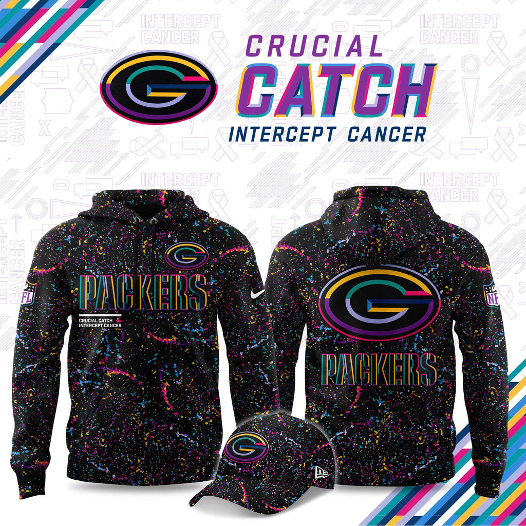 Green Bay Packers Crucial Catch 2025 Limited Hoodie