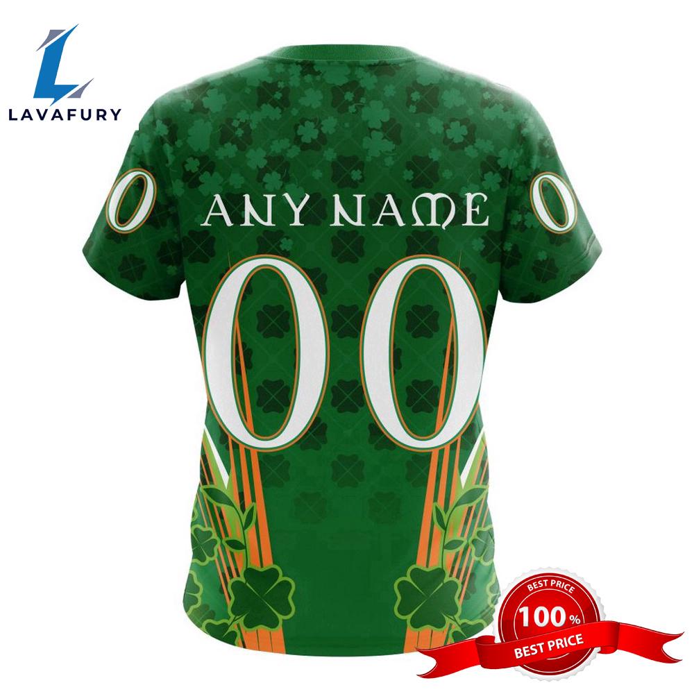 Personalized NHL New Jersey Devils Full Green Design For St. Patrick's Day All Over Print Shirts