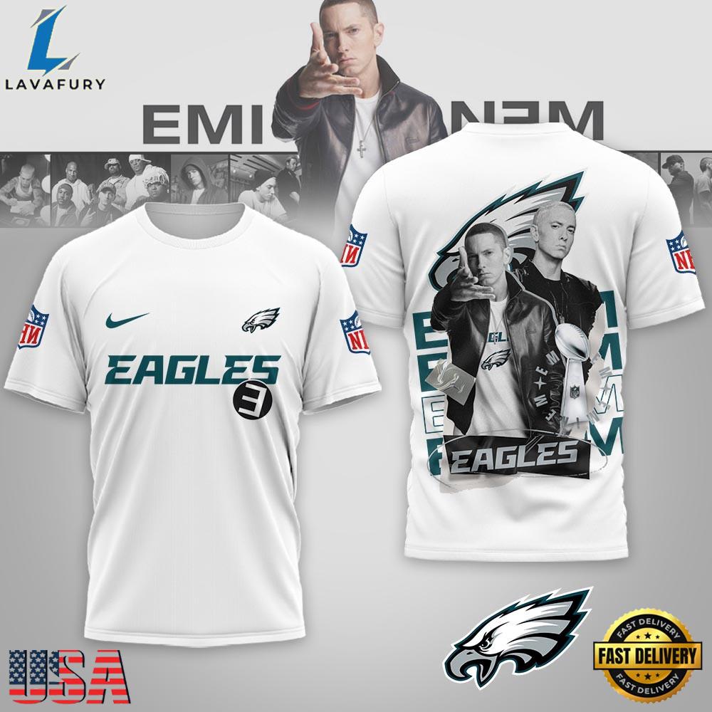 Philadelphia Eagles NFL x Eminem 2026 World Tour T-Shirt