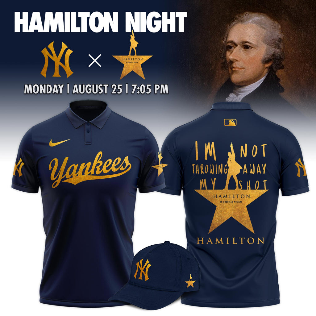 New York Yankees MLB x Hamilton Night 2025 Limited Edition Polo