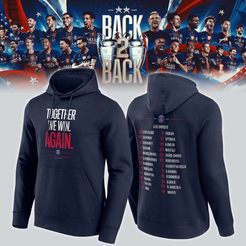 _PSG 2026 UCL Champions d’Europe Hoodie