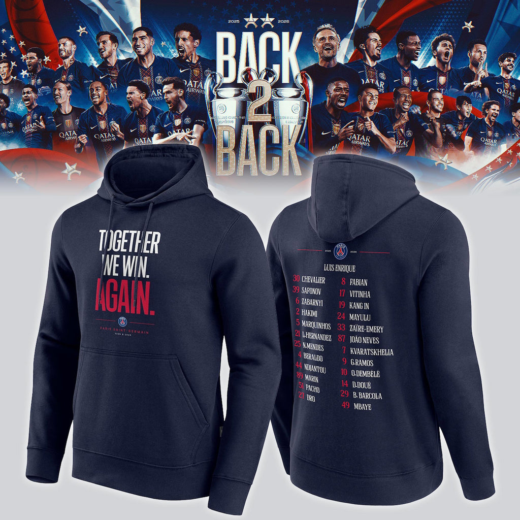 _PSG 2026 UCL Champions d’Europe Hoodie