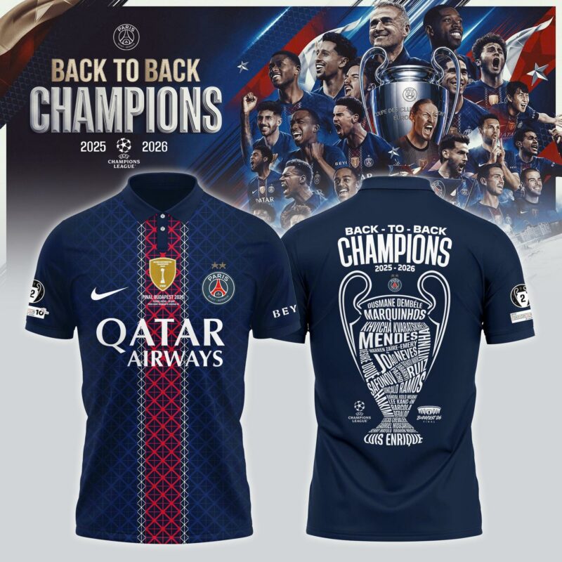 _ PSG 2026 Champions League Winners Special Edition Polo