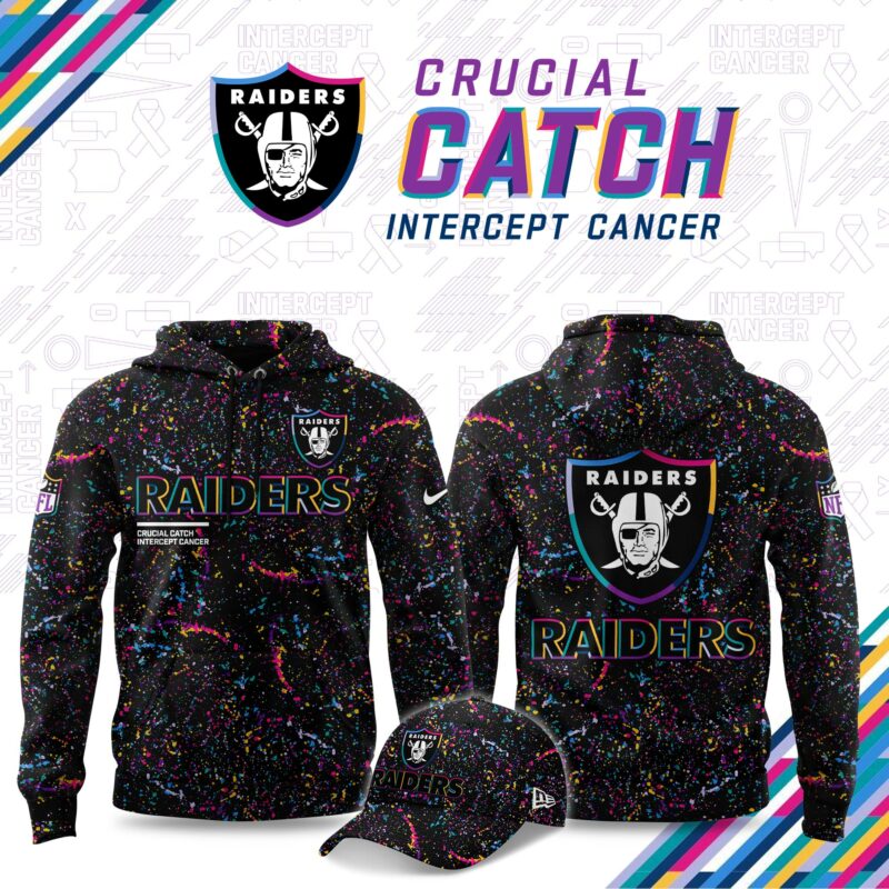 _ Las Vegas Raiders Crucial Catch 2025 Limited Hoodie