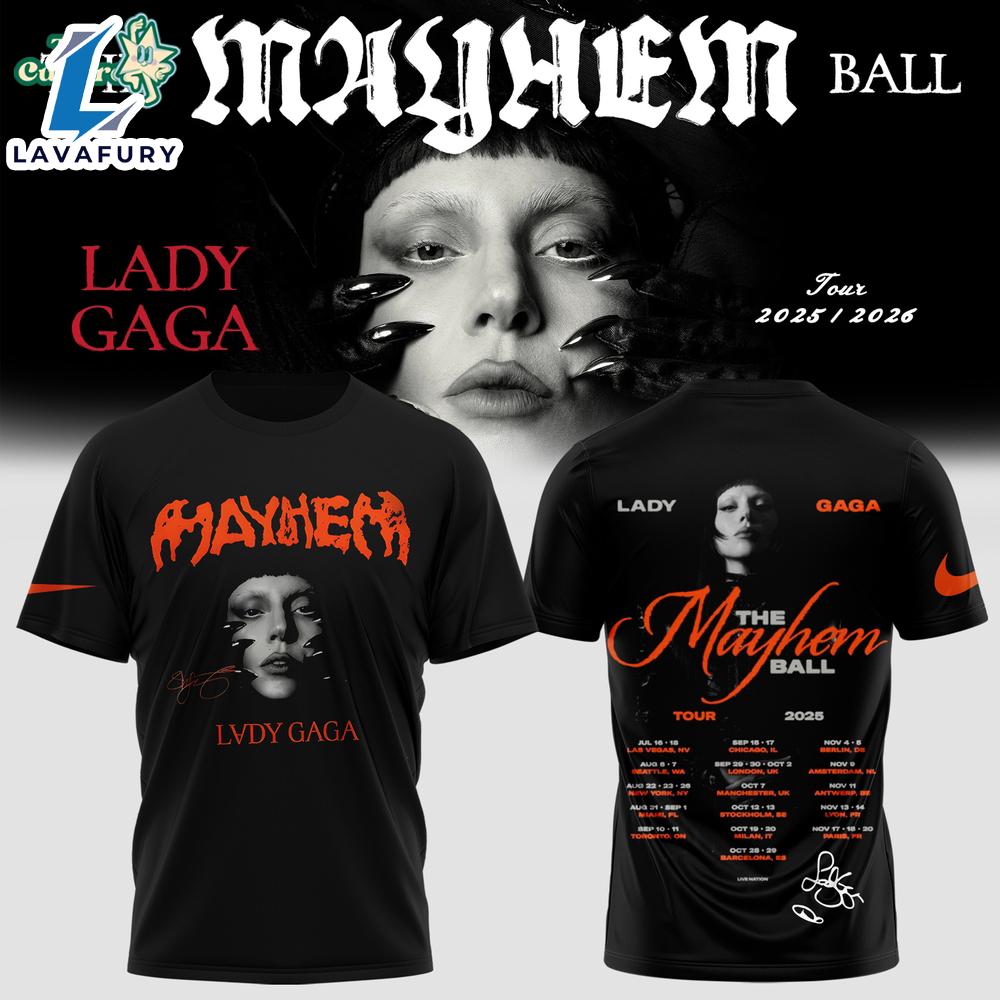 The Mayhem Ball Tour 2026 Tshirt For Man And