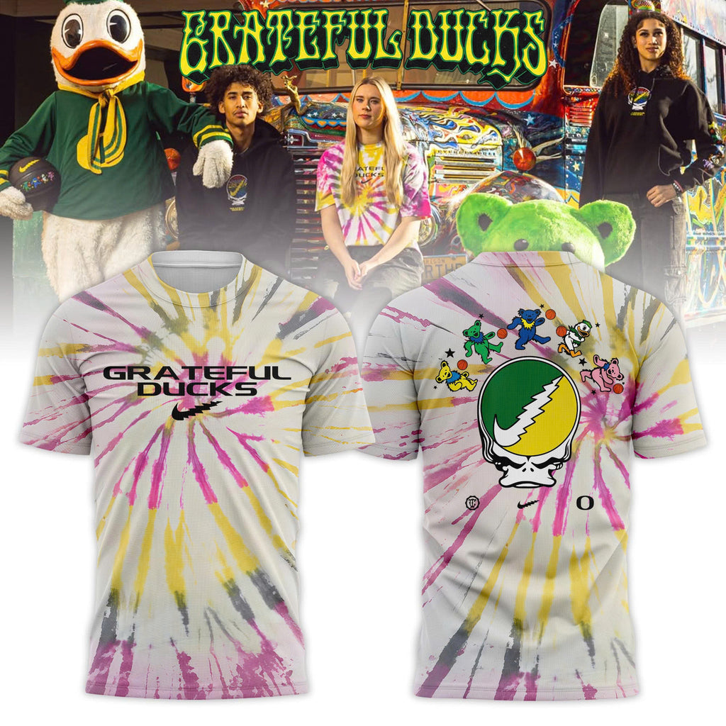 _ ..Oregon Ducks x Grateful Dead 2026 Limited Editions T-shirt
