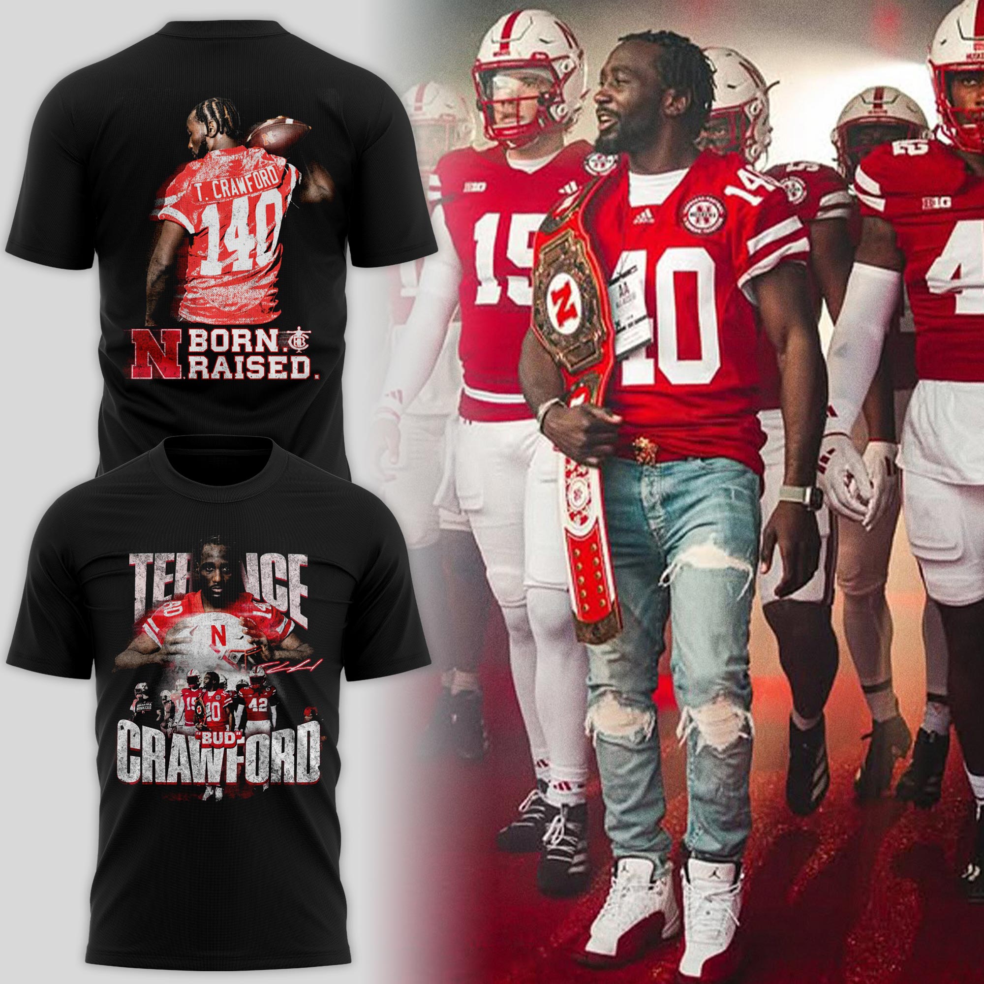 Nebraska Huskers x Terence Crawford Limited T-shirt