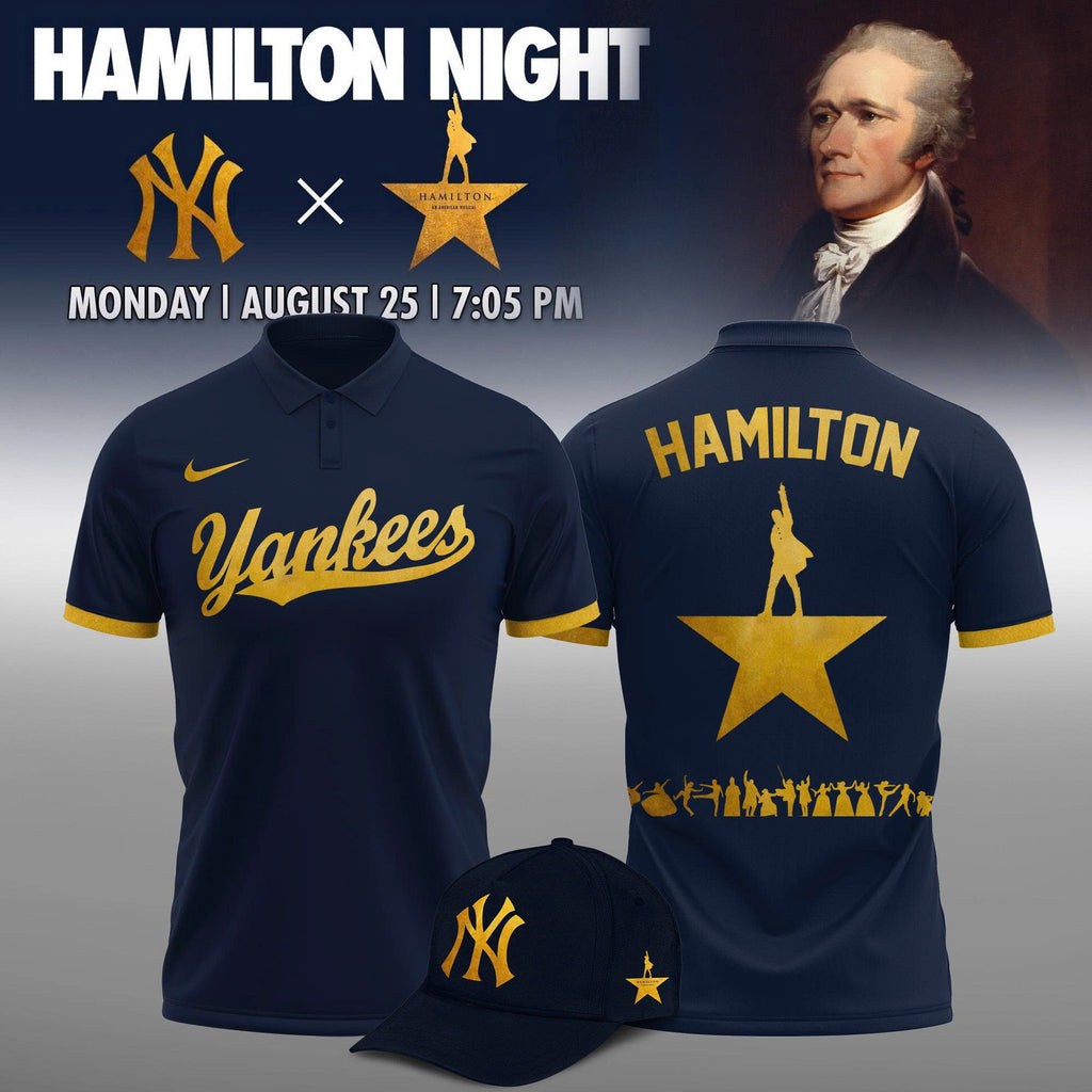 ..New York Yankees MLB x Hamilton Night 2025 Limited Edition Polo