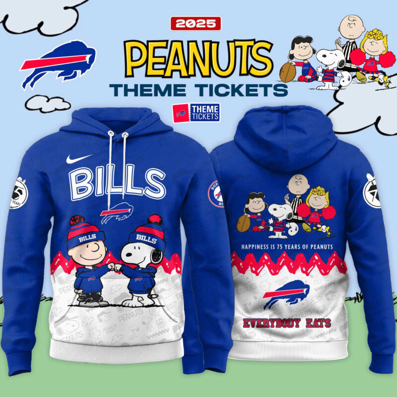 _Buffalo Bills x Peanuts Limited Editions 2025 Hoodie