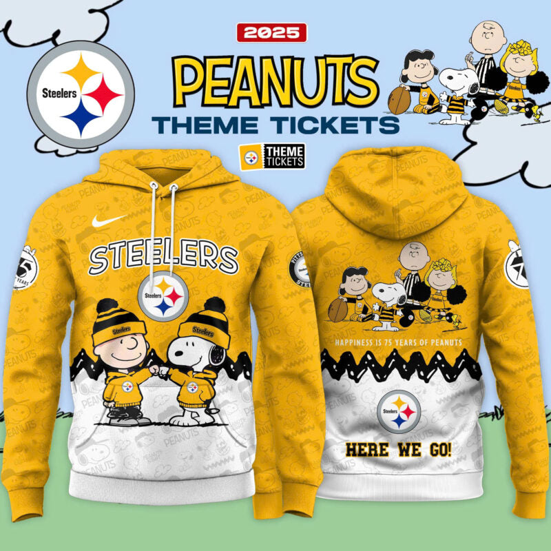 _ Pittsburgh Steelers x Peanuts Limited Editions 2025 Hoodie