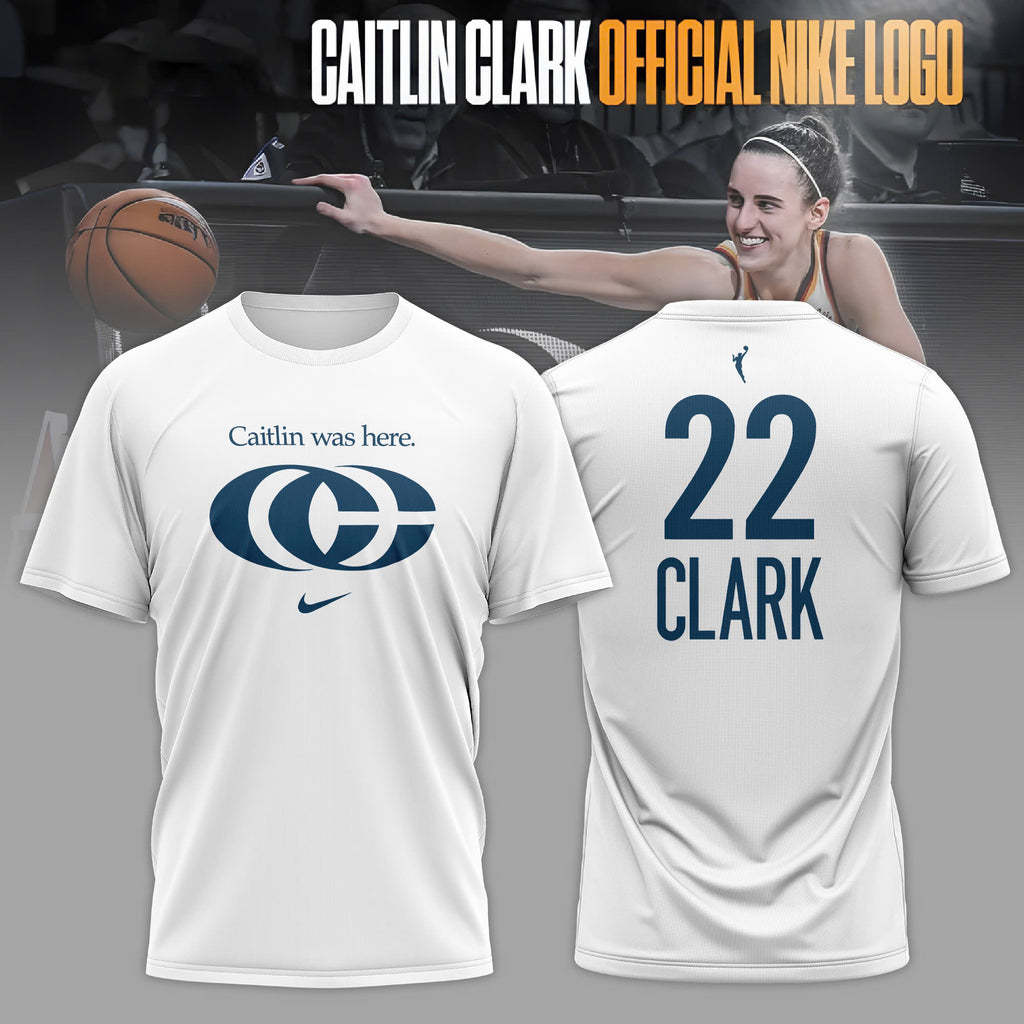 _  Special New Caitlin Clark Logo T-Shirt White