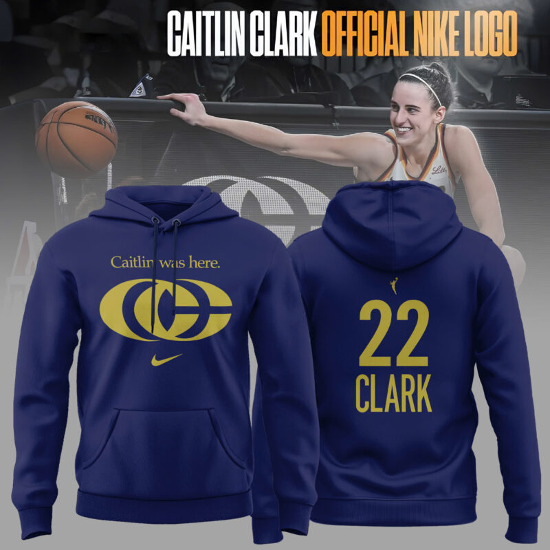 _ Special New Caitlin Clark Logo Hoodie Navy