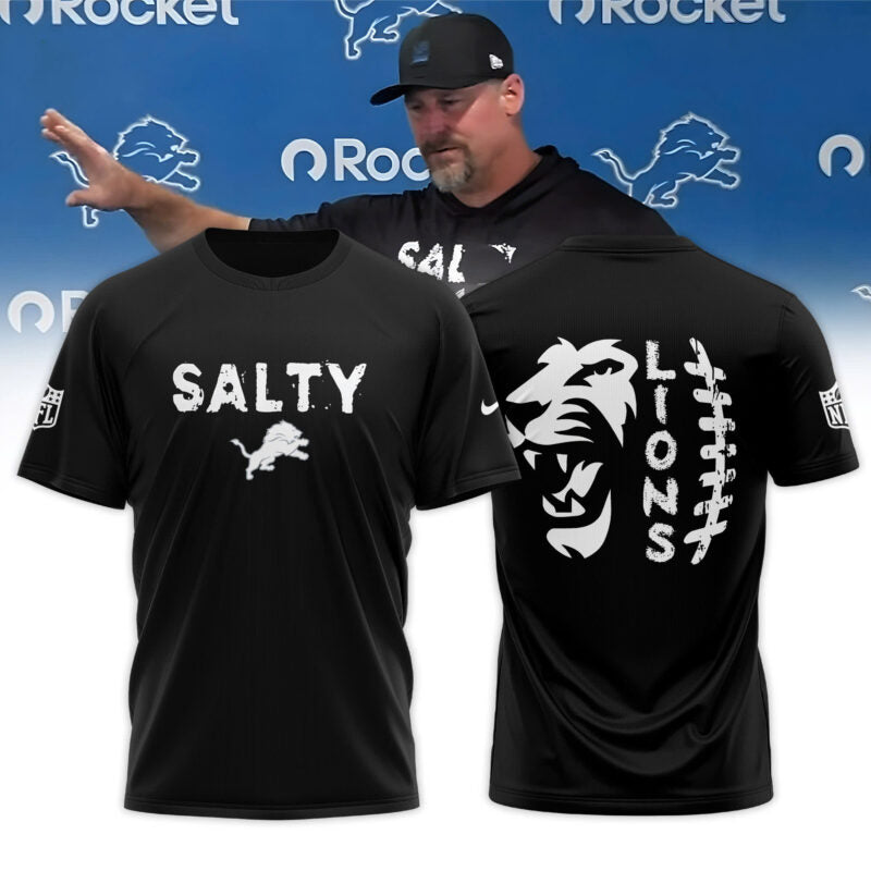 .Dan Campbell Detroit Lions SALTY 2025 Limited Tshirt