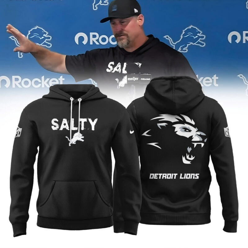 .Dan Campbell Detroit Lions SALTY 2025 Limited Hoodie