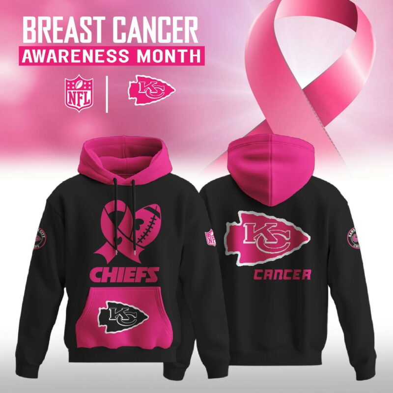 _ Kansas City Chiefs The Breast Cancer Awareness 2025 Limited Edition Hoodie