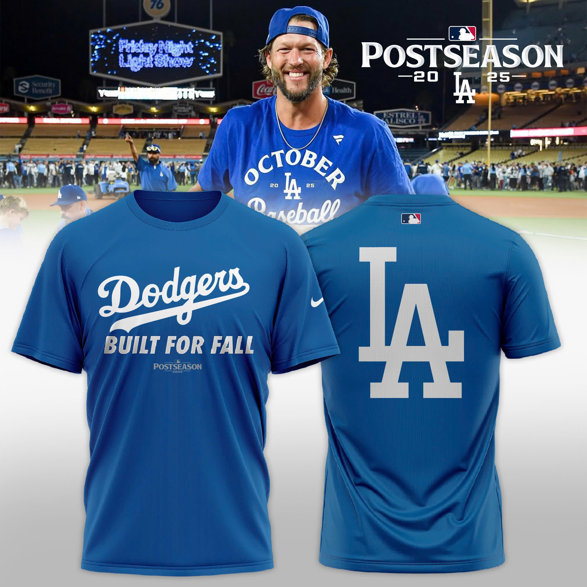 Los Angeles Dodgers 2025 MLB Built For Fall Limited T-Shirt