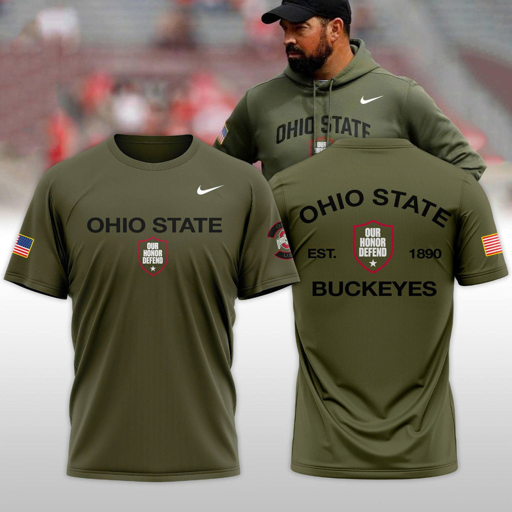 Ohio State Buckeyes Military Appreciation 2025 Special T-Shirt