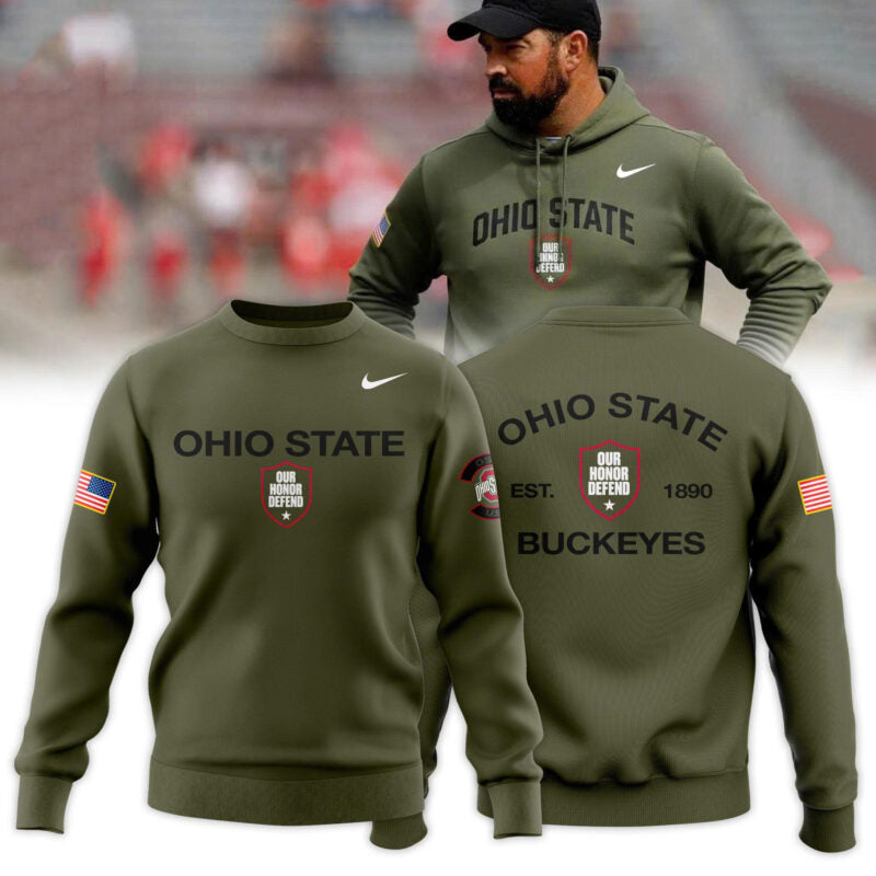 Ohio State Buckeyes Military Appreciation 2025 Special Edition Sweatshirt