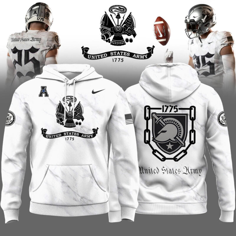 Gray Army Black Knights 250 Collection Therma Hoodie