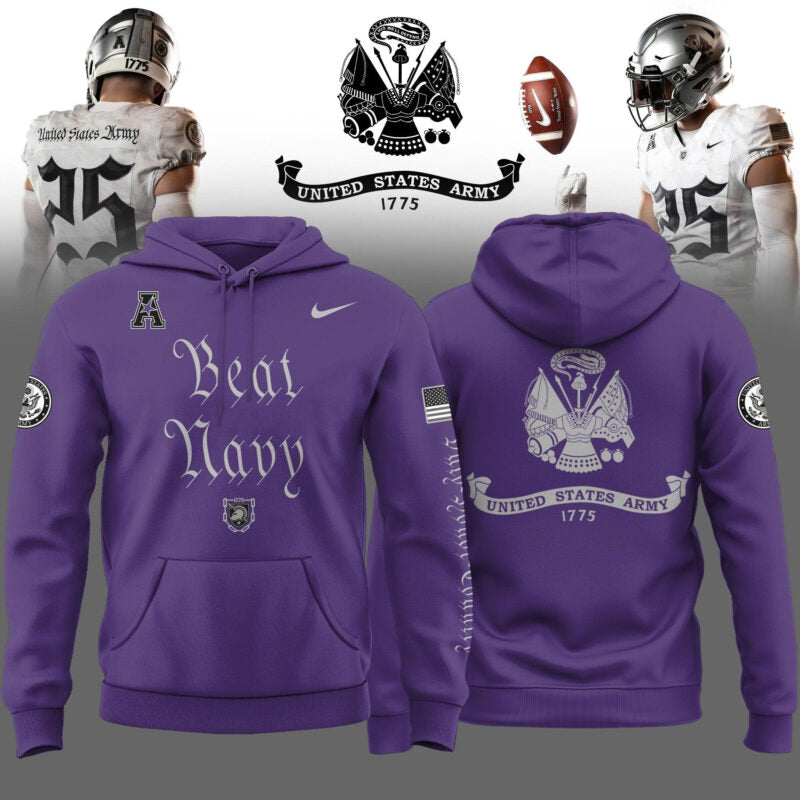 Purple Army Black Knights Army 250 Collection Hoodie
