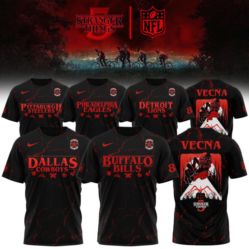 _ NFL x Stranger Things 2025 Special Editions T-Shirts