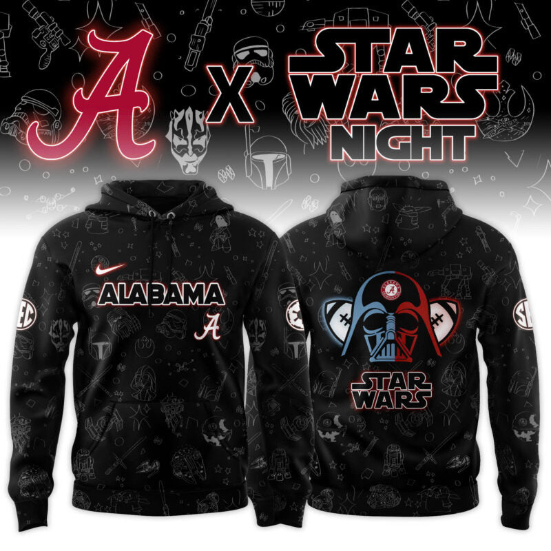 _ Alabama Crimson Tide x Star Wars Limited Hoodie
