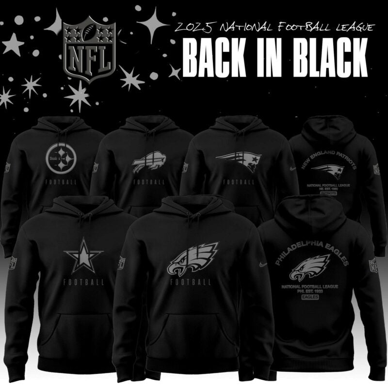 _ NFL x Back In Black 2025 Special Editions Hoodie Collection