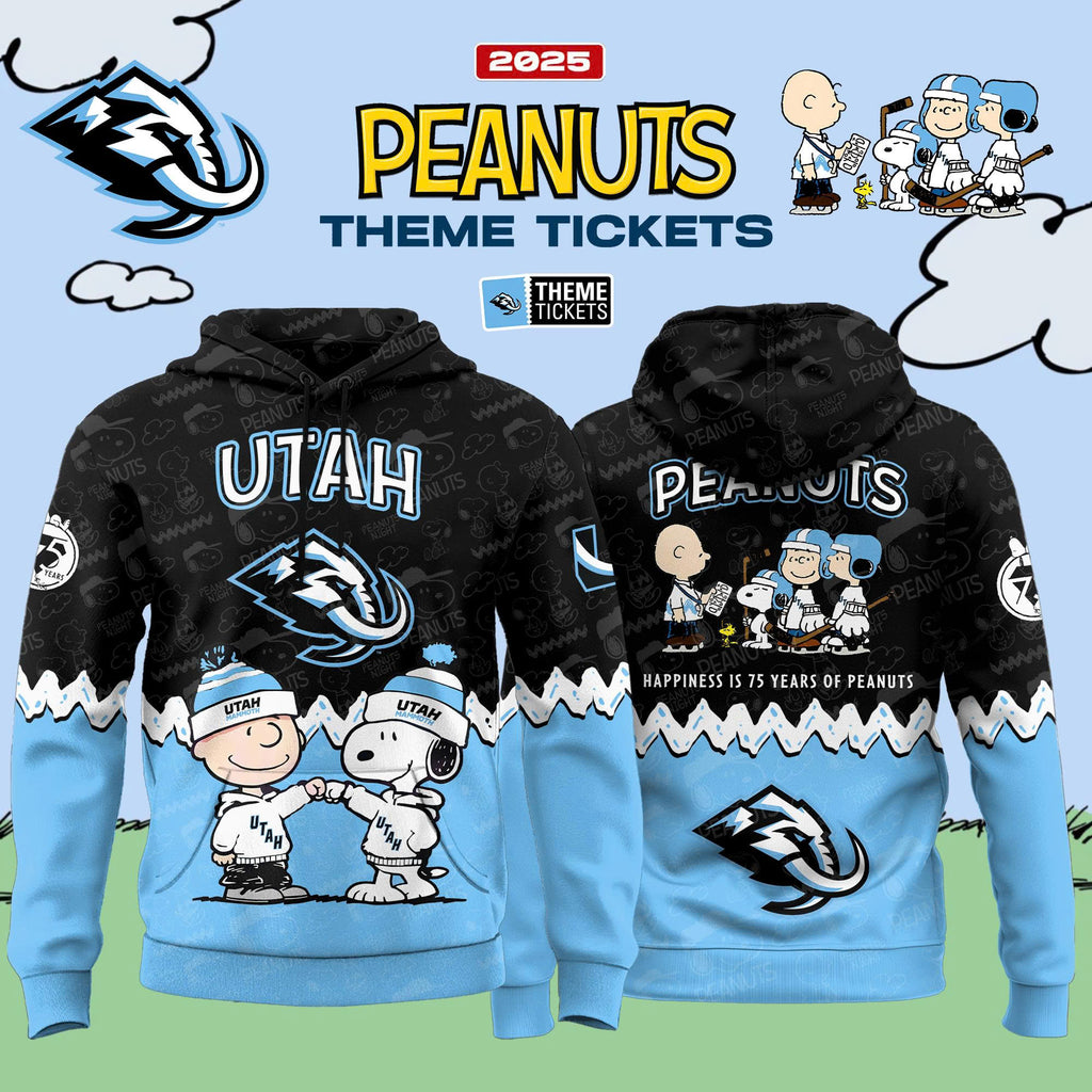 _ Utah Mammoth x Peanuts Limited Edition Hoodie