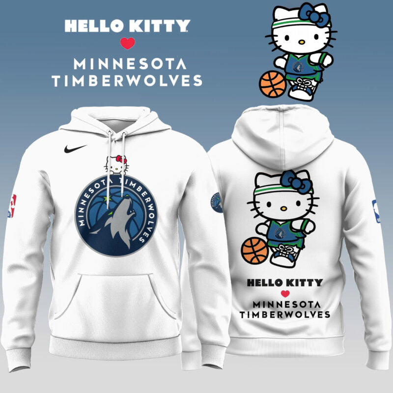 _ Minnesota Timberwolves x Hello Kitty 2025 Special Edition Hoodie