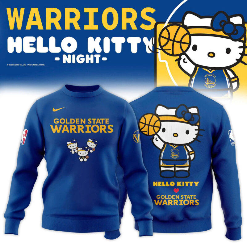 _ Golden State Warriors x Hello Kitty Night 2026 Special Edition Sweatshirt