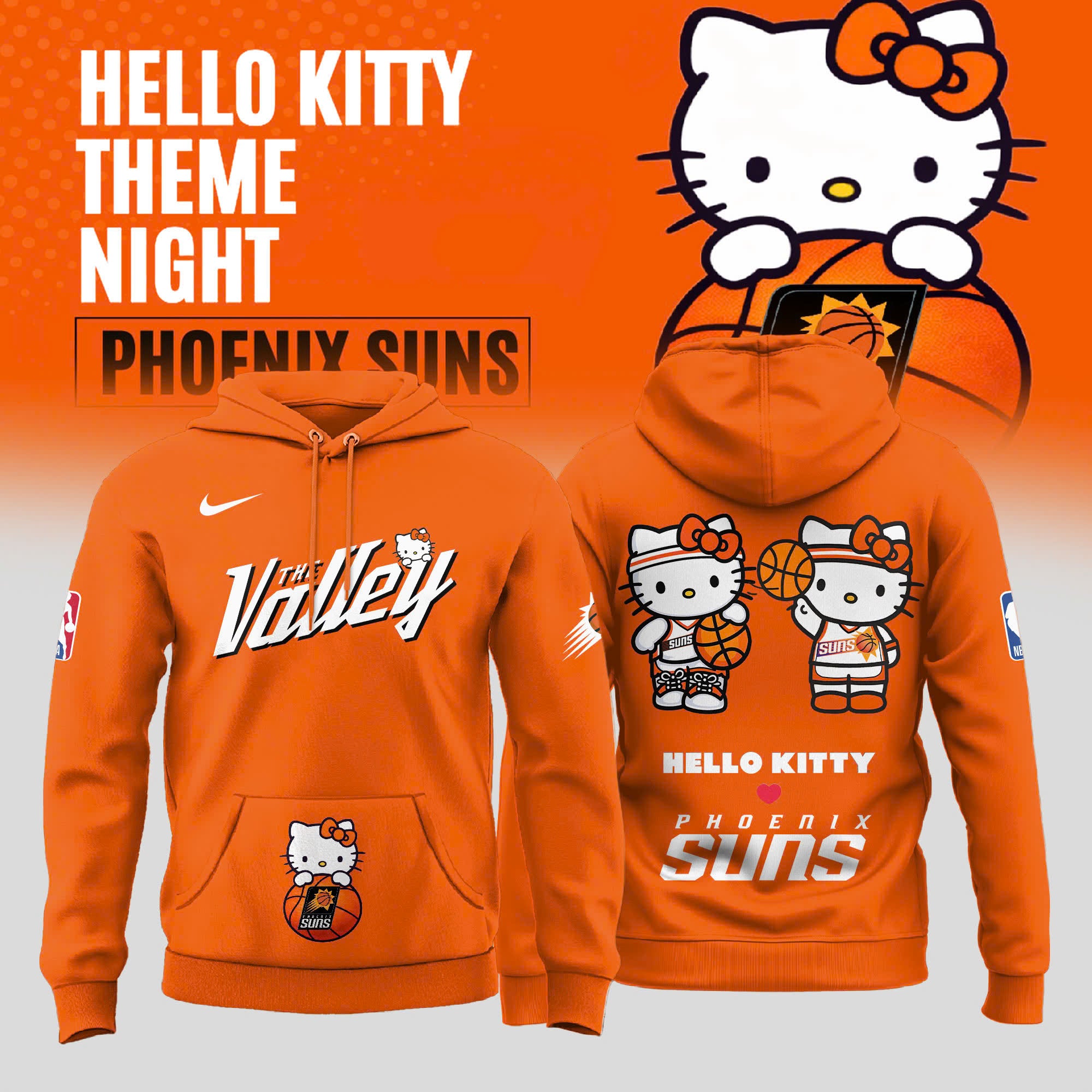 _ Phoenix Suns x Hello Kitty Night 2026 Special Edition Hoodie